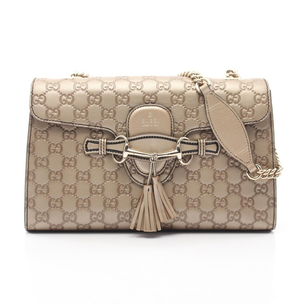 Gucci Emily Horsebit Guccissima Chain #275458G10B